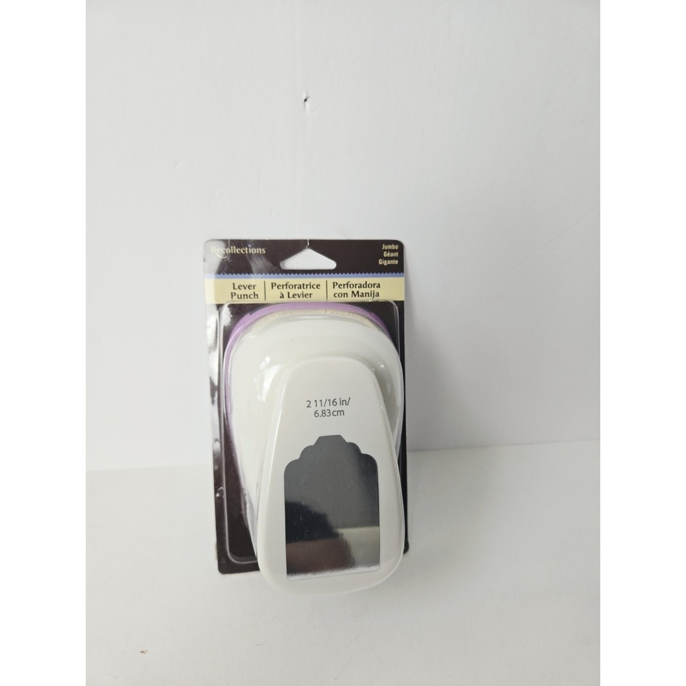 Recollections Lever Punch NEW jumbo 2 11/16 " Craft Paper Scrapbook
